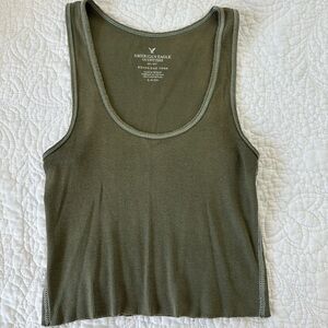 American Eagle Outfitters Olive Green Tank Top